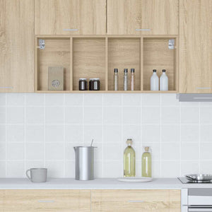 vidaXL Wall Cabinet Sonoma Oak 40 x 29.5 x 100 cm Engineered Wood