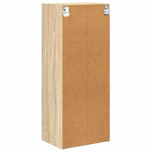 vidaXL Wall Cabinet Sonoma Oak 40 x 29.5 x 100 cm Engineered Wood