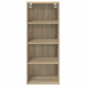 vidaXL Wall Cabinet Sonoma Oak 40 x 29.5 x 100 cm Engineered Wood