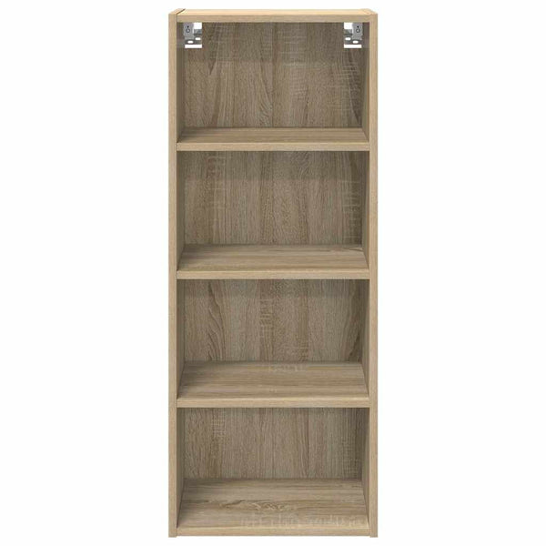 vidaXL Wall Cabinet Sonoma Oak 40 x 29.5 x 100 cm Engineered Wood