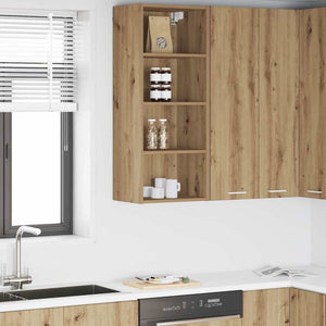 vidaXL Wall Cabinet Artisan Oak 40x29.5x100 cm Engineered Wood