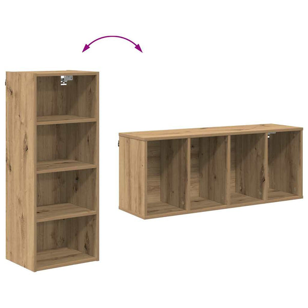 vidaXL Wall Cabinet Artisan Oak 40x29.5x100 cm Engineered Wood