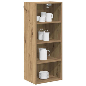 vidaXL Wall Cabinet Artisan Oak 40x29.5x100 cm Engineered Wood