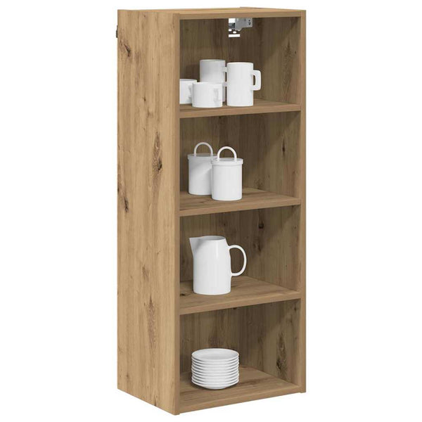 vidaXL Wall Cabinet Artisan Oak 40x29.5x100 cm Engineered Wood