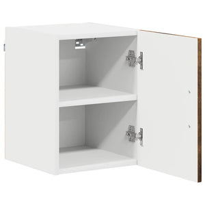 vidaXL Kitchen Cabinet Kalmar 2 pcs Smoked Oak 30 x 31 x 40 cm