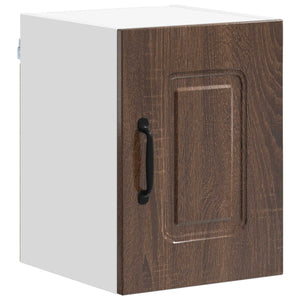vidaXL Kitchen Cabinet Kalmar 2 pcs Brown Oak-Look 30 x 31 x 40 cm