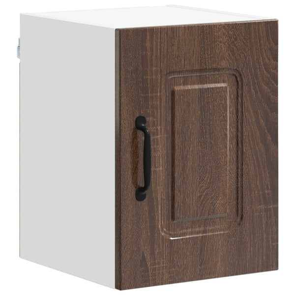 vidaXL Kitchen Cabinet Kalmar 2 pcs Brown Oak-Look 30 x 31 x 40 cm