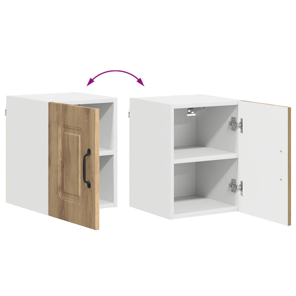 vidaXL Kalmar Kitchen Cabinet with Storage, Artisan Oak, 30 x 31 x 40 cm