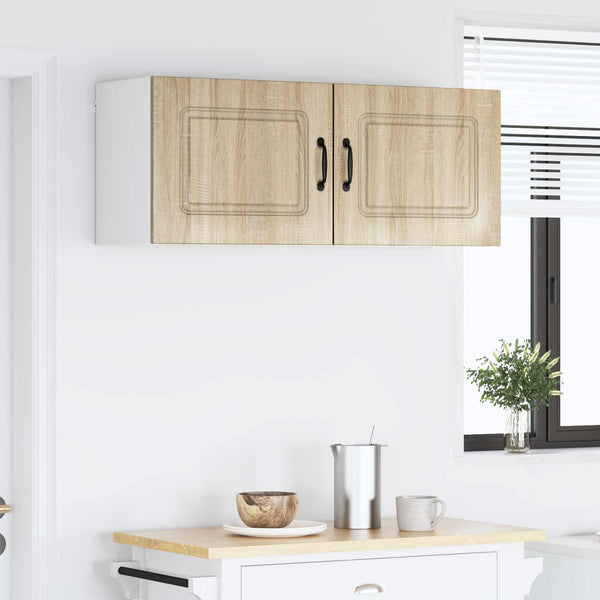 vidaXL Wall Cabinet Kalmar 2 pcs Sonoma Oak 50 x 31 x 40 cm
