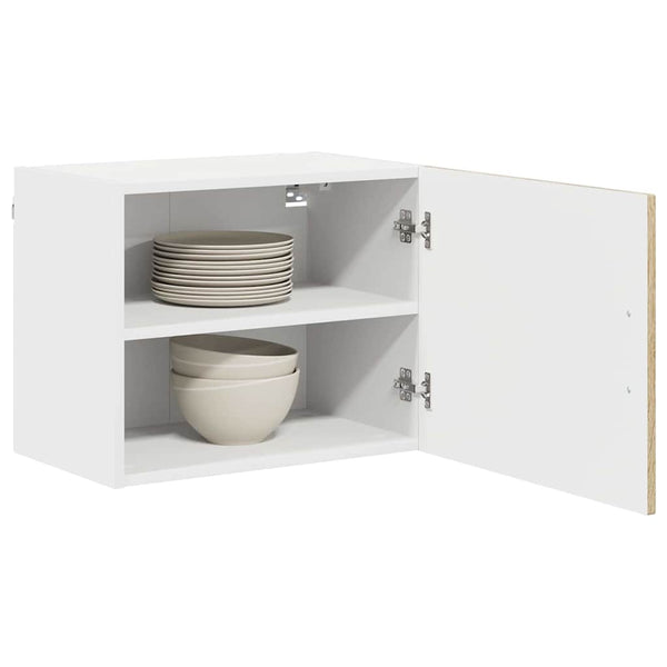 vidaXL Wall Cabinet Kalmar 2 pcs Sonoma Oak 50 x 31 x 40 cm