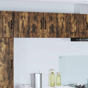 vidaXL Kitchen Cabinet Kalmar 2 pcs Smoked Oak 50 x 31 x 40 cm