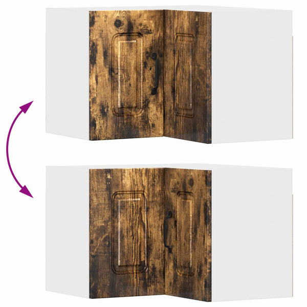 vidaXL Kitchen Cabinet Kalmar Smoked Oak 57 x 57 x 40 cm