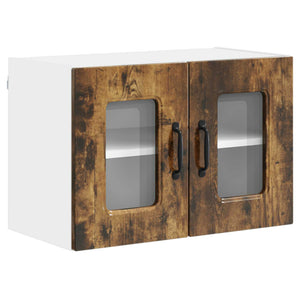 vidaXL Kitchen Wall Cabinets Kalmar 2 pcs Smoked Oak 60 x 31 x 40 cm
