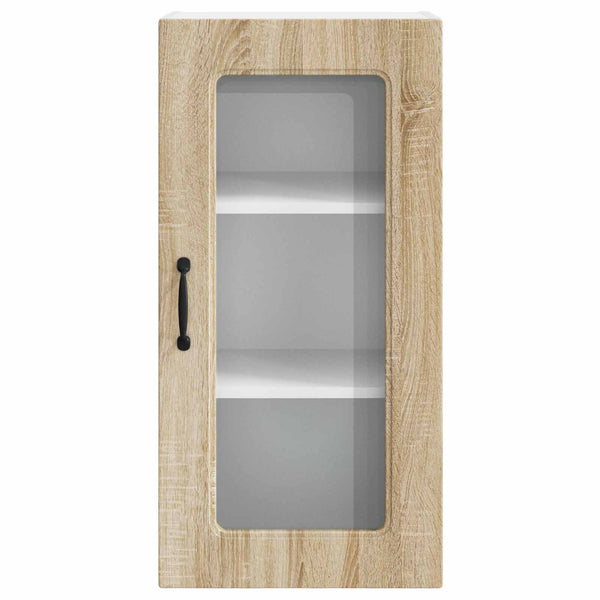 vidaXL Kitchen Cabinet Kalmar 2 pcs Sonoma Oak 40 x 31 x 80 cm