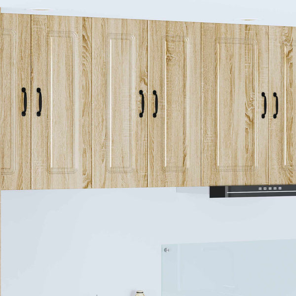 vidaXL Kitchen Cabinet Kalmar 2 pcs Sonoma Oak 30 x 31 x 80 cm