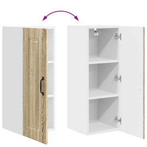 vidaXL Kitchen Cabinet Kalmar 2 pcs Sonoma Oak 30 x 31 x 80 cm