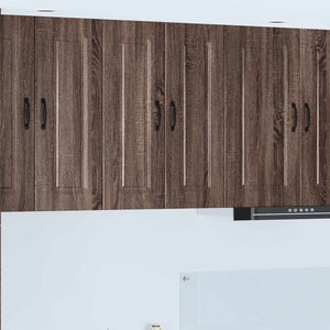 vidaXL Kitchen Cabinet Kalmar Brown Oak Look 30 x 31 x 80 cm