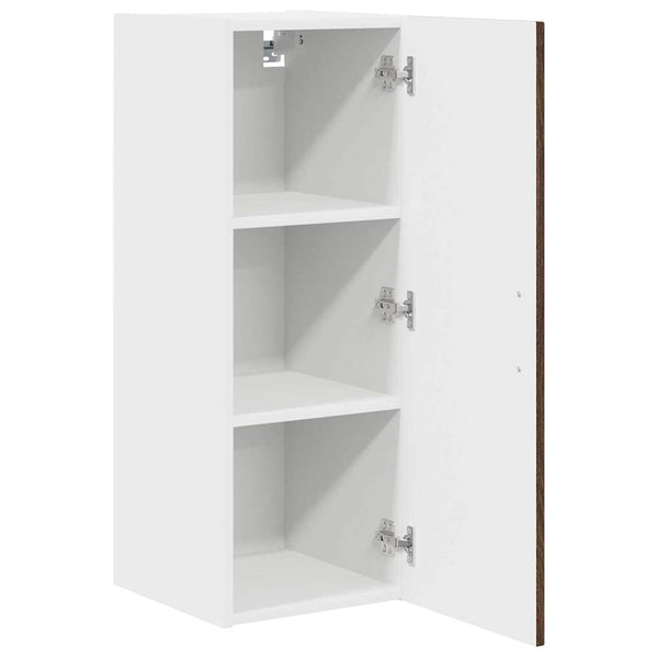 vidaXL Kitchen Cabinet Kalmar 2 pcs Brown Oak-Look 30 x 31 x 80 cm