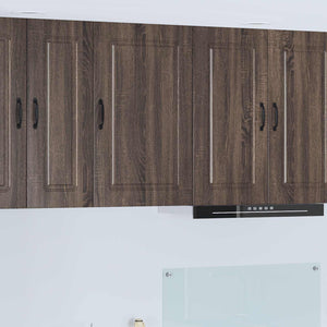 vidaXL Kitchen Cabinet Kalmar Brown Oak Look 40 x 31 x 80 cm