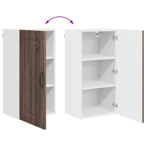 vidaXL Kitchen Cabinet Kalmar Brown Oak Look 40 x 31 x 80 cm