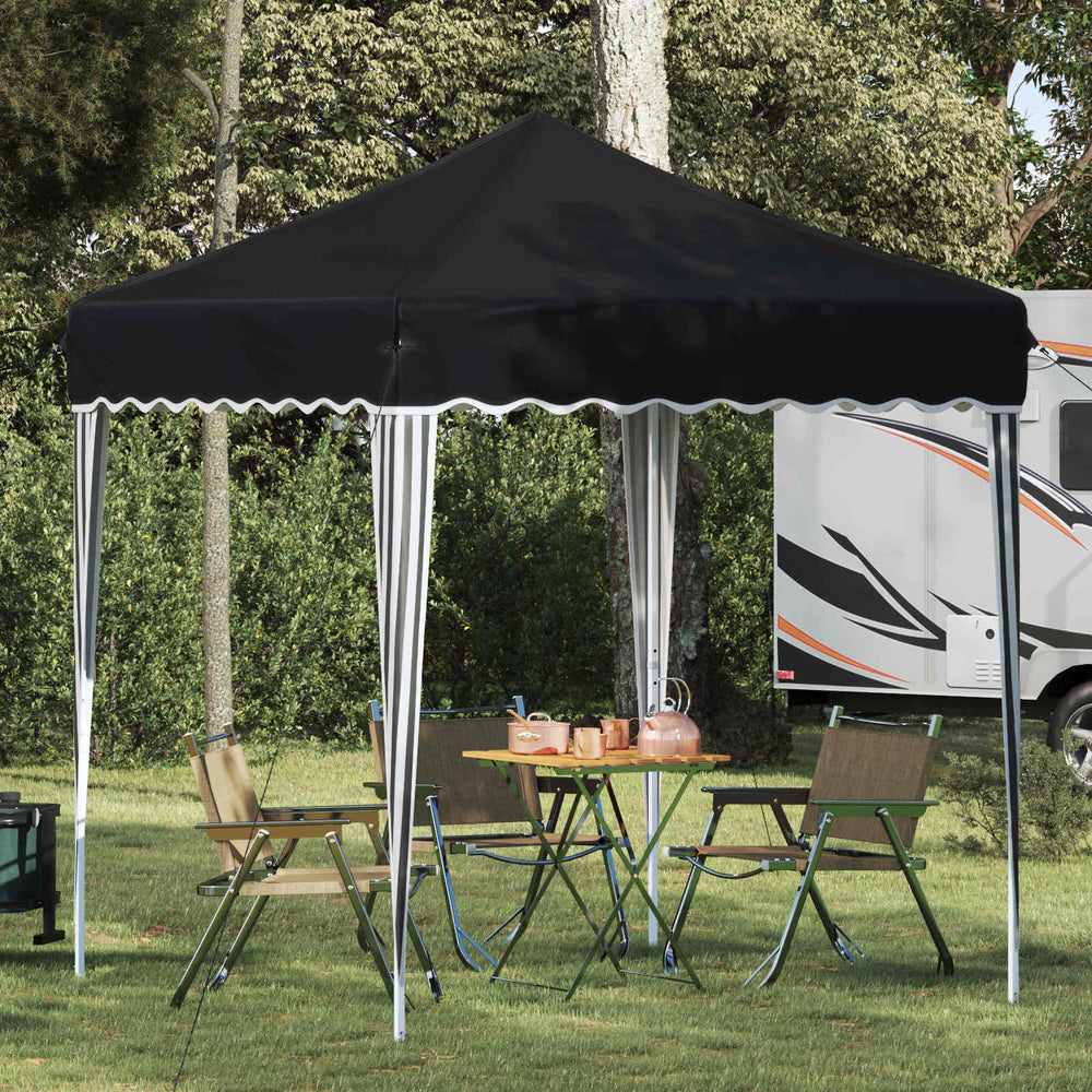 vidaXL Pop-Up Party Tent Anthracite 195 x 195 x 245 cm Oxford Fabric