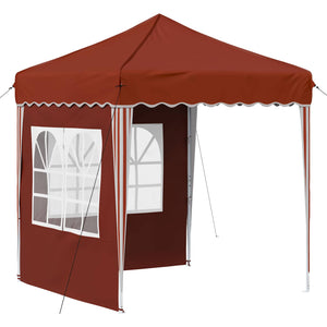 vidaXL Pop-Up Party Tent Terracotta 195 x 195 x 245 cm