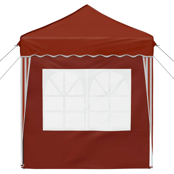 vidaXL Pop-Up Party Tent Terracotta 195 x 195 x 245 cm