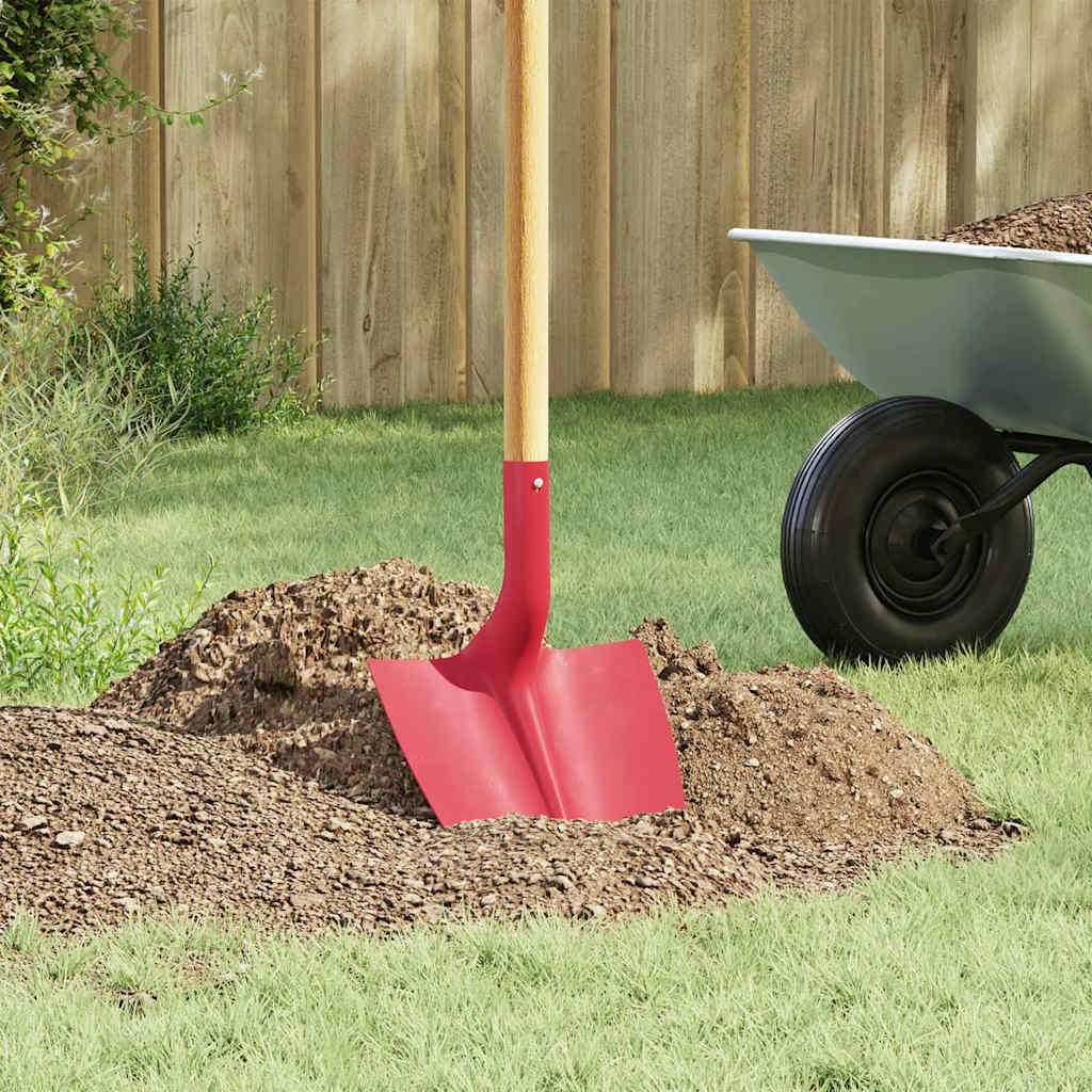 vidaXL Shovel Head Red 39.5 x 27.5 cm Powder-Coated Steel