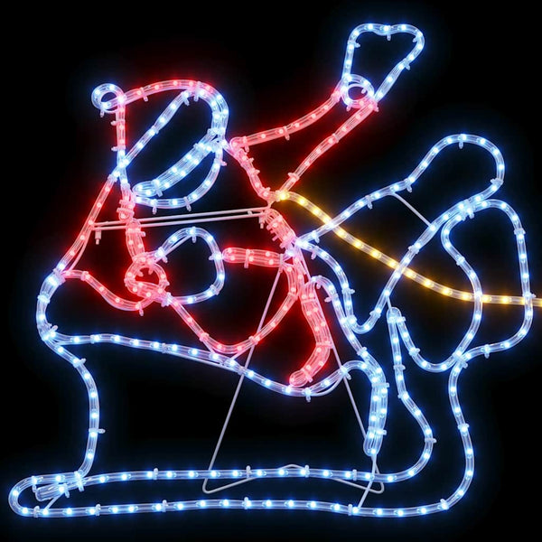 vidaXL Christmas Decoration Multicolour 69 x 79 cm PVC