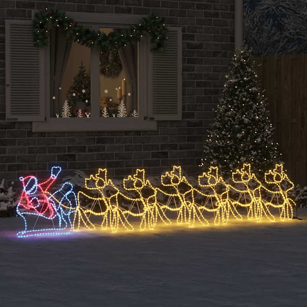 vidaXL Christmas Decoration Multicolour 69 x 79 cm PVC
