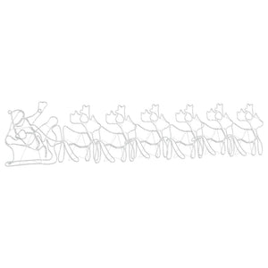 vidaXL Christmas Decoration Multicolour 69 x 79 cm PVC