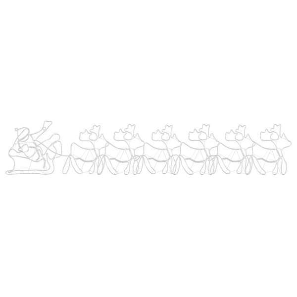 vidaXL Christmas Decoration Multicolour 69 x 79 cm PVC
