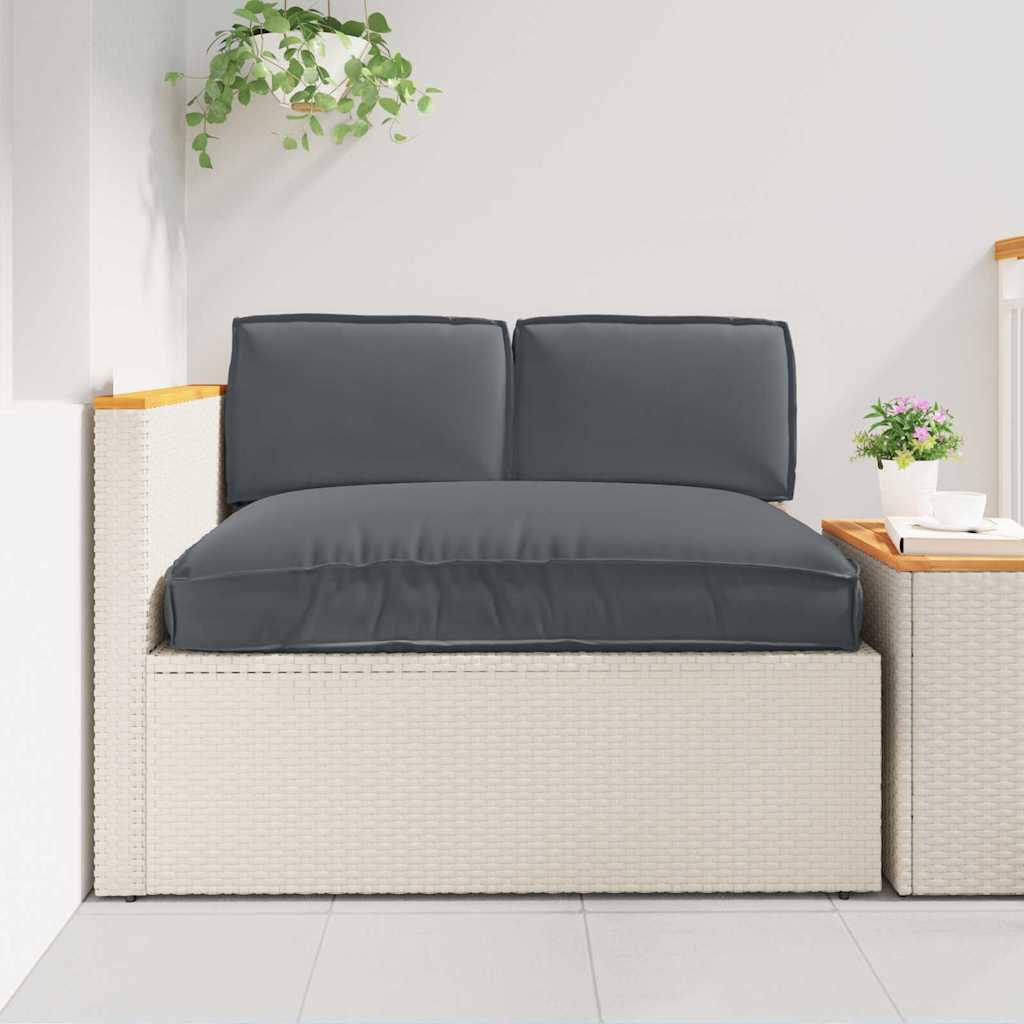 vidaXL Cushion Set 3 pcs Anthracite Oxford Fabric