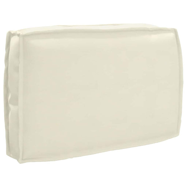 vidaXL Cushion Set 3 pcs Cream Oxford Fabric