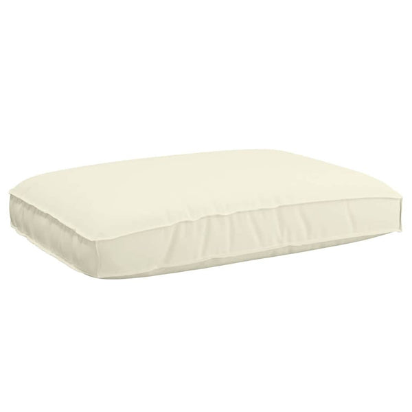 vidaXL Cushion Set 3 pcs Cream Oxford Fabric
