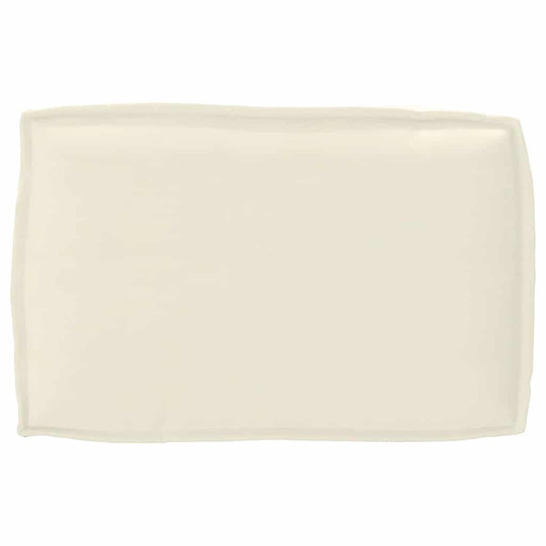 vidaXL Cushion Set 3 pcs Cream Oxford Fabric