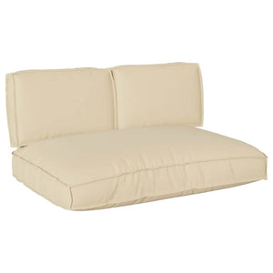 vidaXL Cushion Set 3 pcs Beige Oxford Fabric