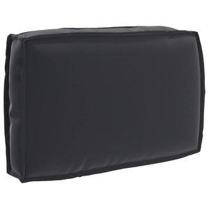 vidaXL Cushion Set 3 pcs Black Oxford Fabric