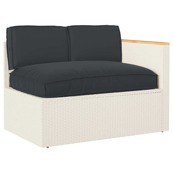 vidaXL Cushion Set 3 pcs Black Oxford Fabric