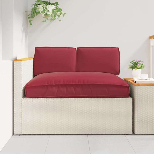 vidaXL Cushion Set 3 pcs Wine Red Oxford Fabric