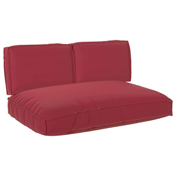 vidaXL Cushion Set 3 pcs Wine Red Oxford Fabric