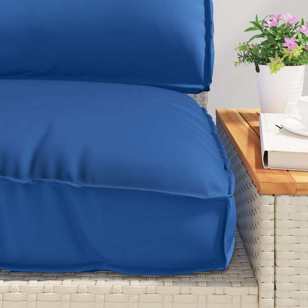 vidaXL Cushion Set 3 pcs Royal Blue Oxford Fabric