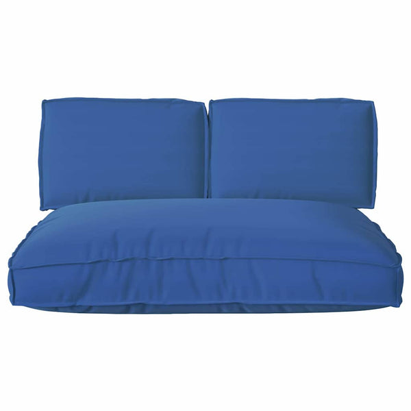 vidaXL Cushion Set 3 pcs Royal Blue Oxford Fabric
