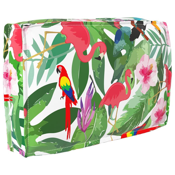 vidaXL Floral Cushion Set 3 pcs Multicolour Oxford Fabric