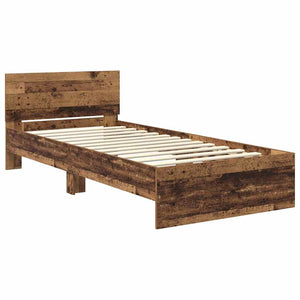 Bettrahmen Altholz 90x200 cm mit Kopfteil