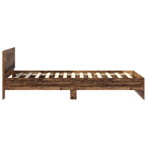 Bettrahmen Altholz 90x200 cm mit Kopfteil