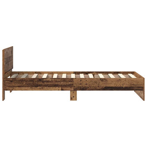 Bettrahmen Altholz 75x190 cm mit Kopfteil