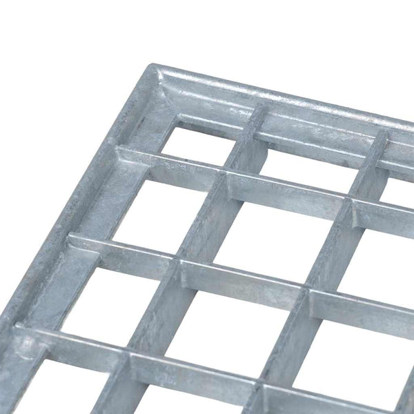 vidaXL Grid Silver 50 x 35 x 2 cm Hot-dip Galvanized Steel