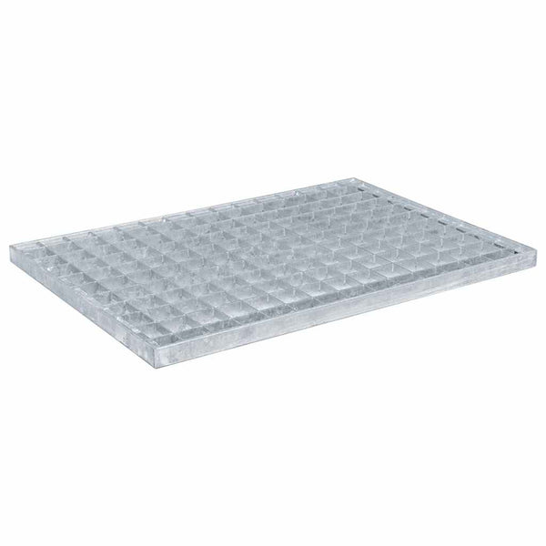 vidaXL Grid Silver 50 x 35 x 2 cm Hot-dip Galvanized Steel