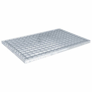 vidaXL Grate Silver 60 x 40 x 2 cm Hot-Dip Galvanized Steel